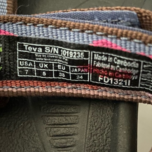 Teva Hurricane XLT2 Sandals Vista Blue Indigo Size 7 - Picture 7 of 10